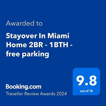 Stayover In Miami Home 2Br - 1Bth - Free Parking Luaran gambar